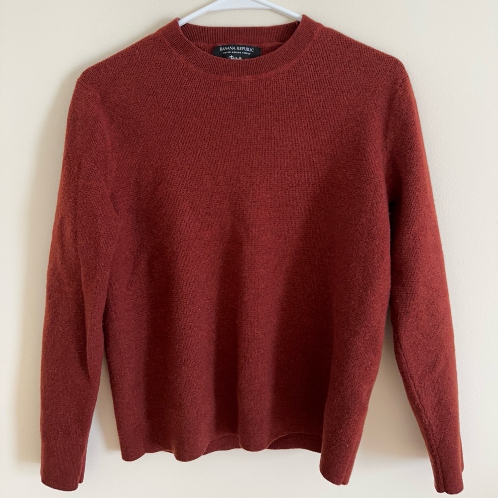 Men’s Banana Republic Italian Merino Yarn by Baruffa - Wool Sweater - Medium